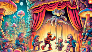 Títeres al estilo Fraguel Rock